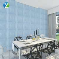 pu leather wall panels 3d board exterior wall covering panels for home and commerce decoration